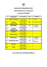 Konkusy szkoła 2023