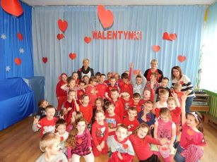 WALENTYNKI w PRZEDSZKOLU  nr 1