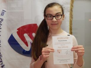 Maja Tębłowska- Wyróżnienie